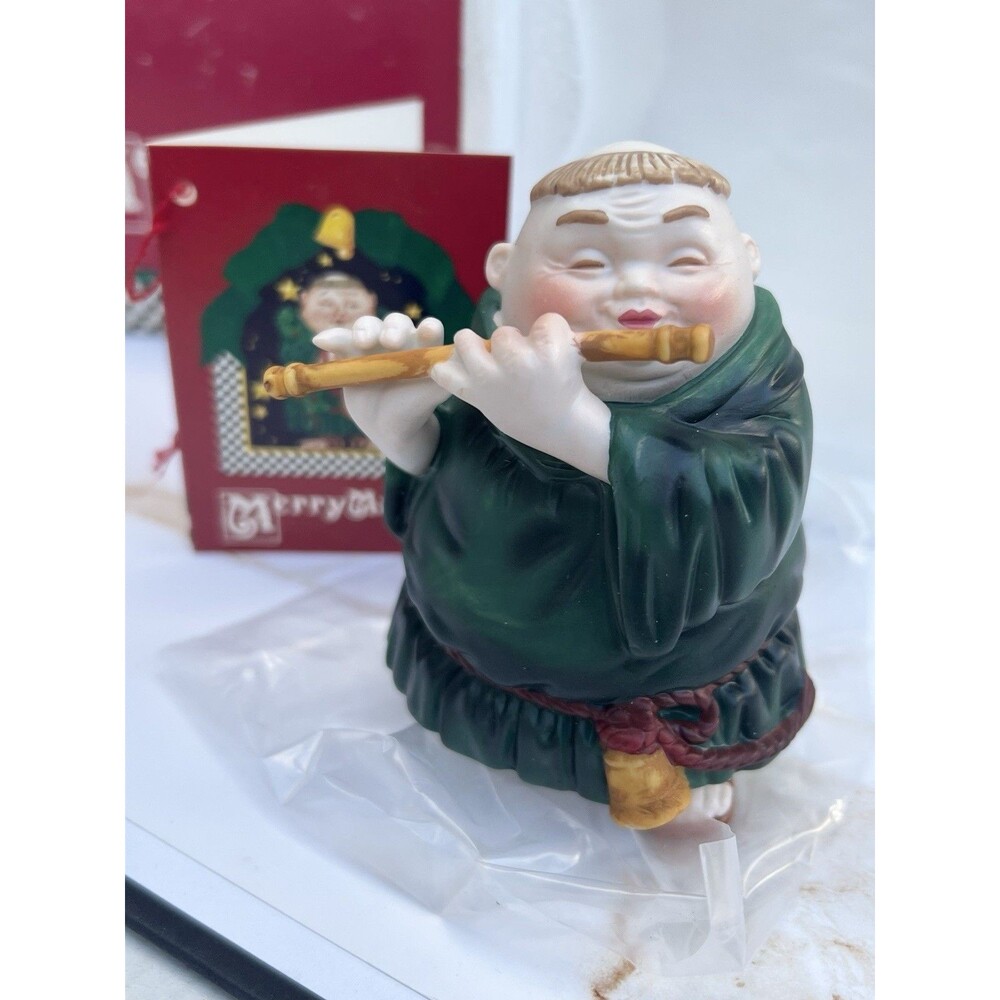 1991 Dept 56 Merry Makers Frederick the Flutist Monk Figurine 9352-1 Boxed